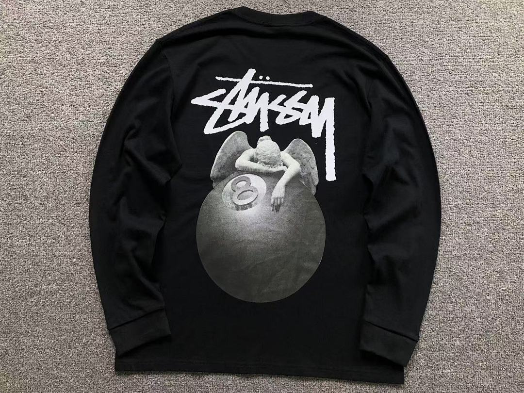 Stussy 95 STUSSY LONG SLEEVED 582017123 (Im 170Cm 60Kg I Wear Size M In The Phot) - Image 7