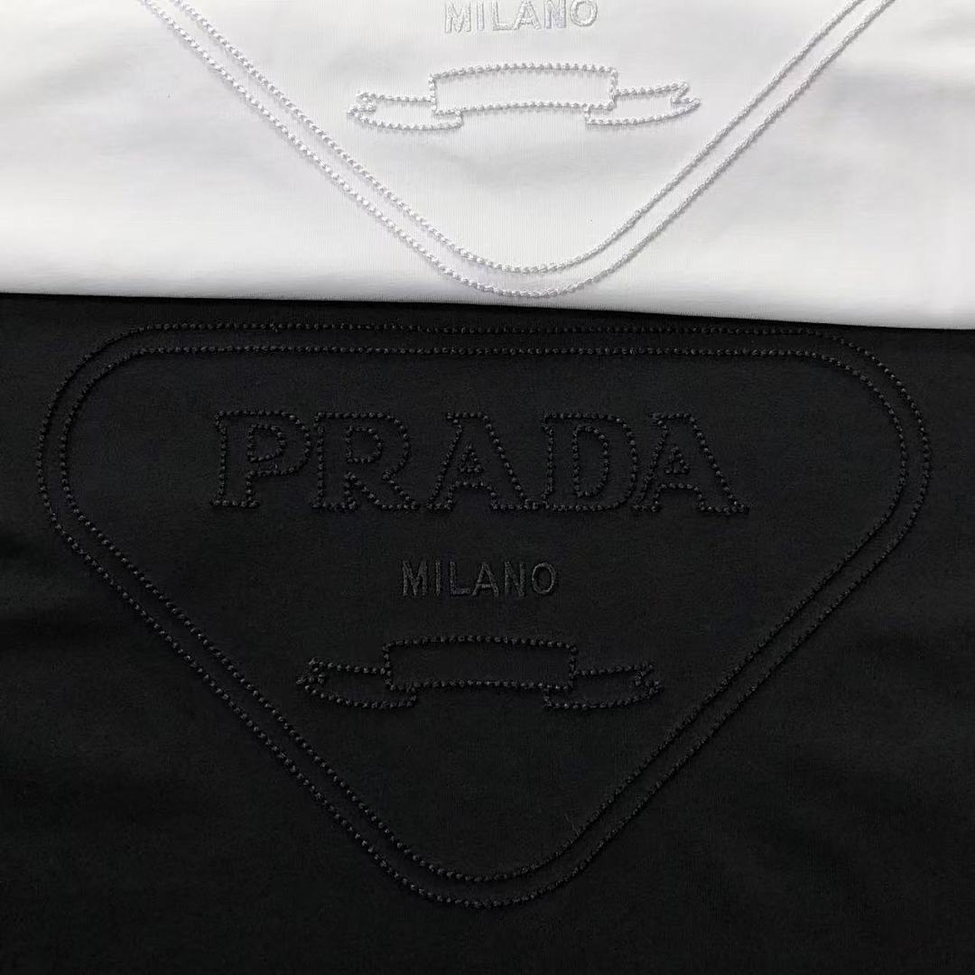 Prada 118 P⭐A⭐A T-SHIRT 11122008137 (Im 170Cm 55Kg I Wear Size M In The Phot) - Image 14