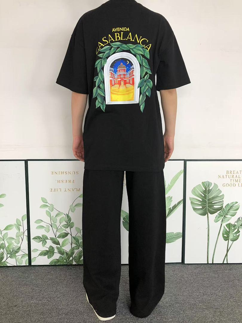 Unbranded 128 CASABLANCA T-SHIRT 504171601 (Im 170Cm 60Kg I Wear Size M In The Phot) - Image 4