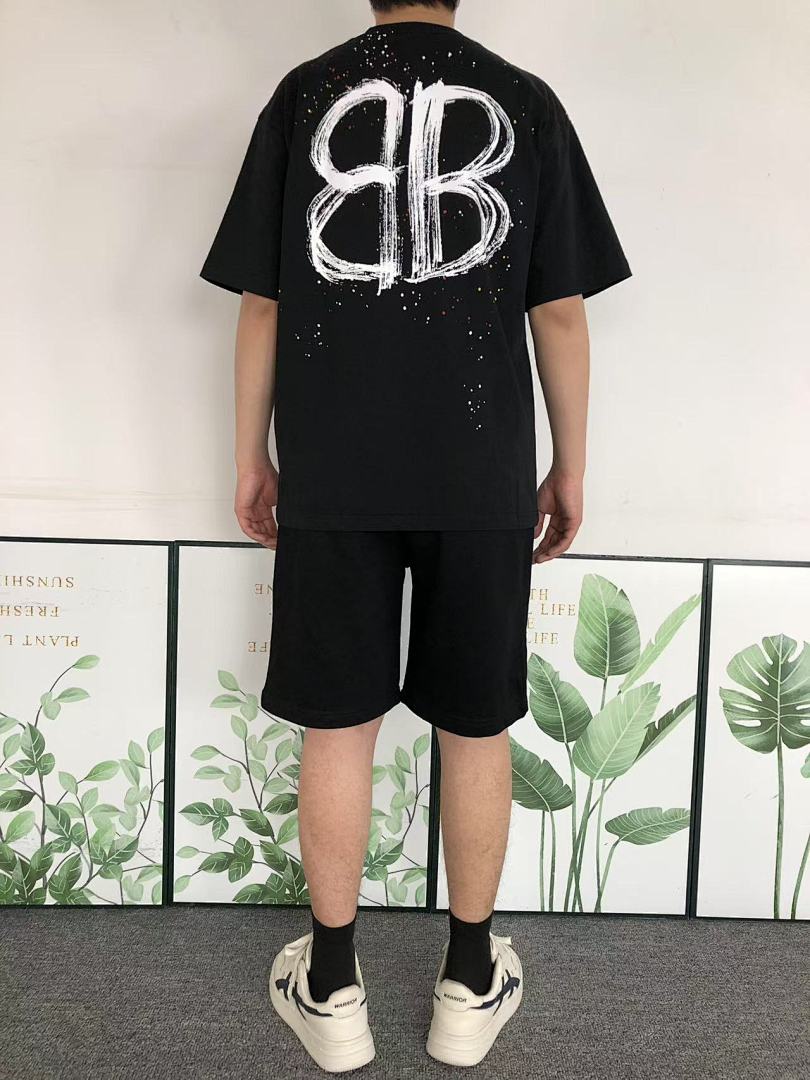 Balenciaga 115 B⭐L⭐⭐⭐IA⭐A T-SHIRT 3103234820 (Im 170Cm 60Kg I Wear Size S In The Phot) - Image 4