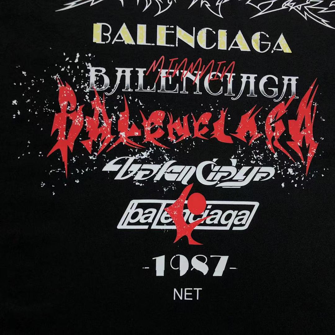 Balenciaga 108 B⭐L⭐⭐⭐IA⭐A T-SHIRT 213030321 (Im 170Cm 55Kg I Wear Size S In The Phot) - Image 12