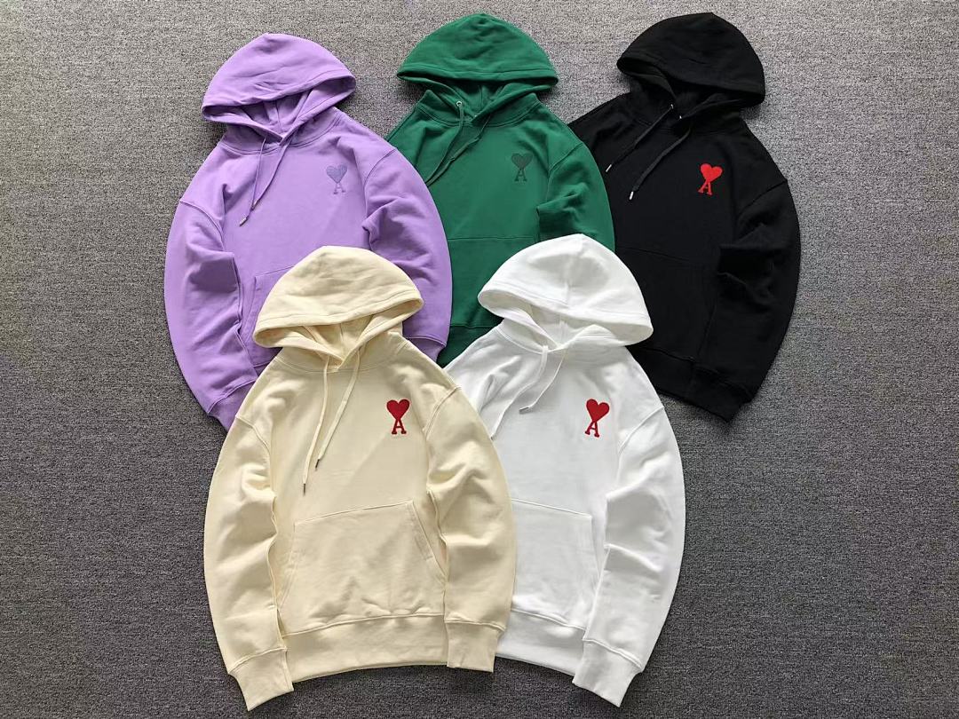AMI 118 AMI HOODIE 57281588 (Im 170Cm 60Kg I Wear Size L In The Phot) - Image 5