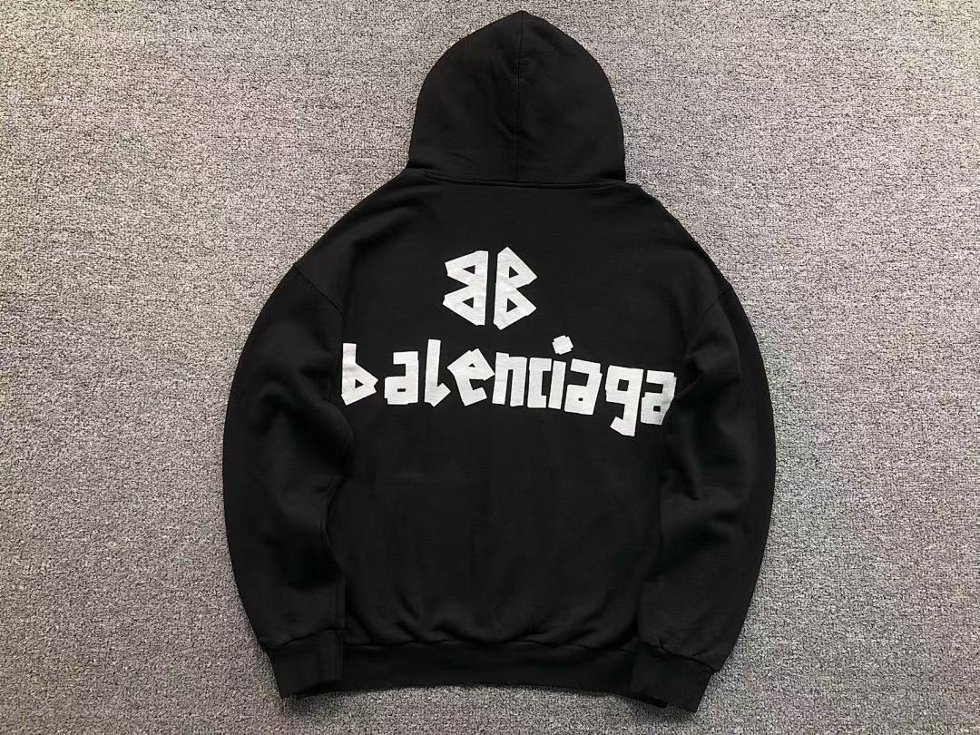 Balenciaga 225 B⭐L⭐⭐⭐IA⭐A HOODIE 5101185136 (Im 170Cm 60Kg I Wear Size S In The Phot) - Image 13