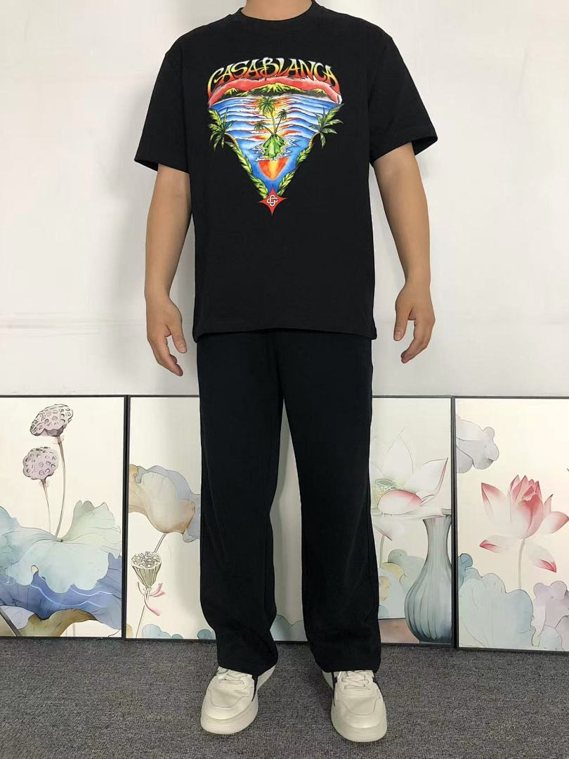 Casablanca 85 CASABLANCA T-SHIRT 1112260532 (Im 170Cm 60Kg I Wear Size M In The Phot) - Image 3