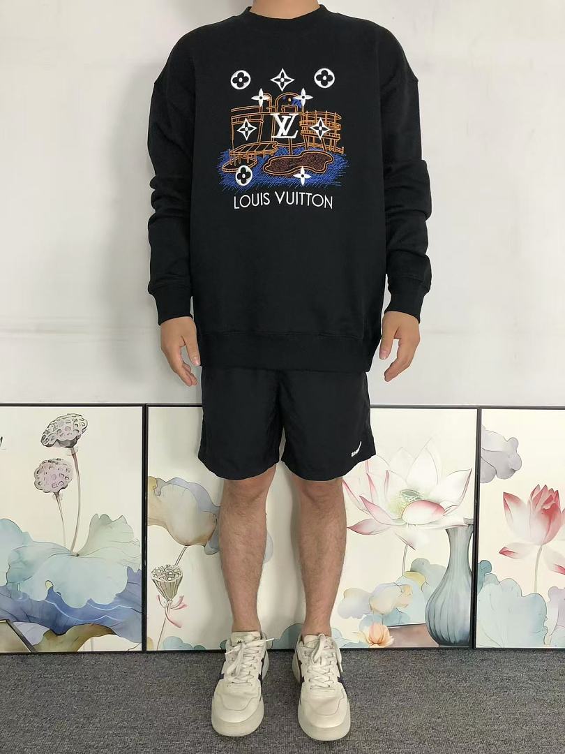 Louis Vuitton 178 L⭐ HOODIE 3208011321 (Im 170Cm 60Kg I Wear Size M In The Phot) - Image 4