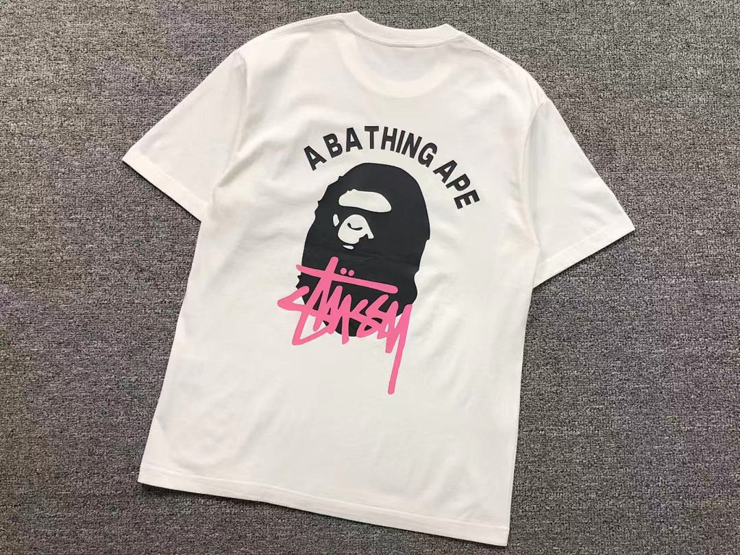 Bape 85 BAPE STUSSY T-SHIRT 3111050321 (Im 170Cm 60Kg I Wear Size M In The Phot) - Image 12