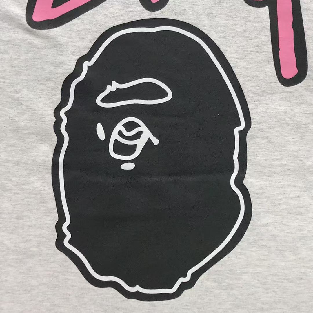 Bape 78 BAPE STUSSY T-SHIRT 1102091542 (Im 170Cm 55Kg I Wear Size S In The Phot) - Image 24