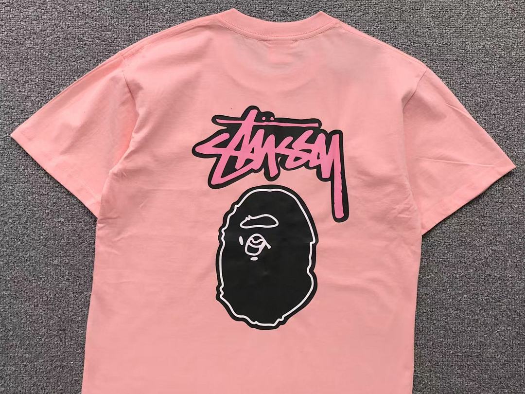 Bape 78 BAPE STUSSY T-SHIRT 1102091542 (Im 170Cm 55Kg I Wear Size S In The Phot) - Image 15