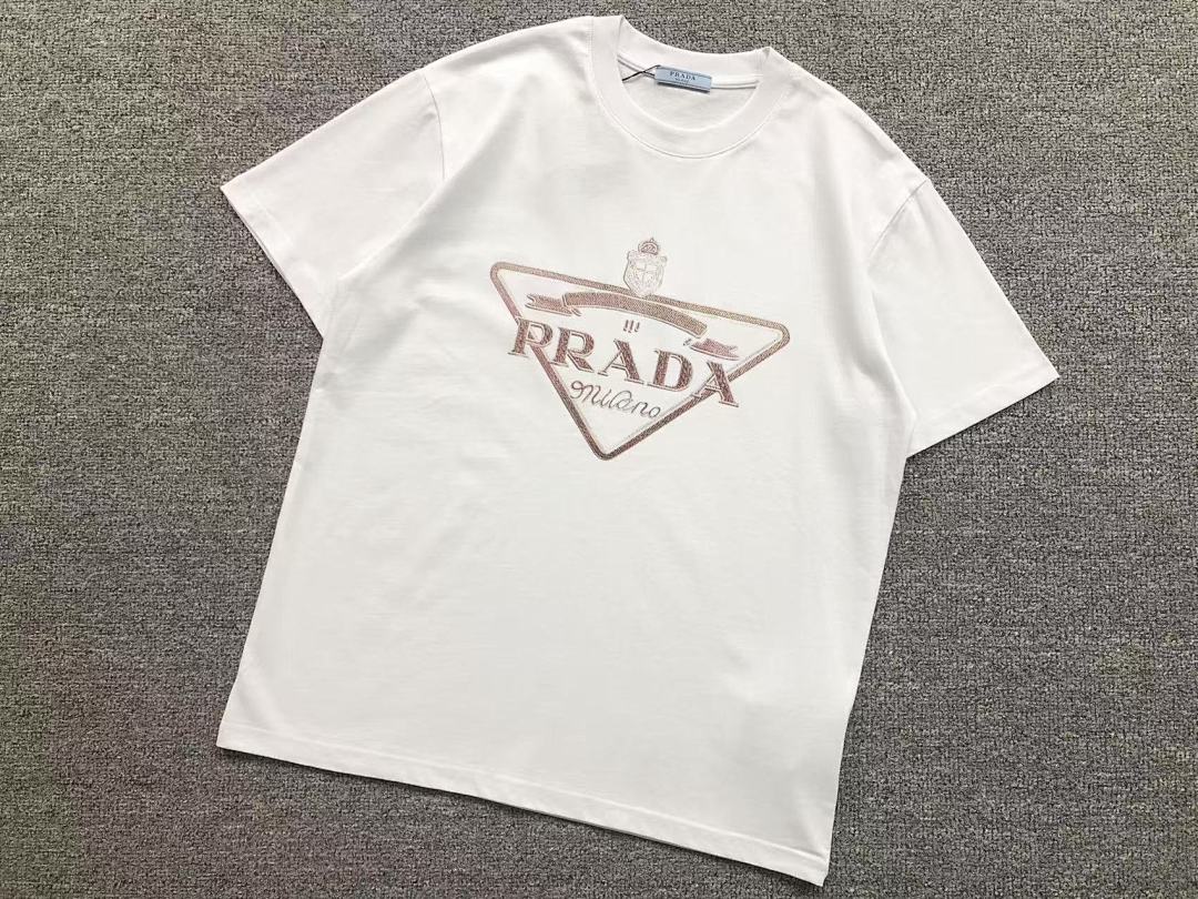 Prada 128 P⭐A⭐A T-SHIRT 3203054621 (Im 170Cm 60Kg I Wear Size S In The Phot) - Image 8