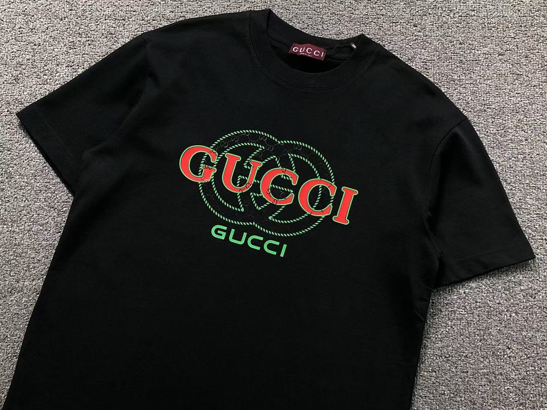 Gucci 118 G⭐C⭐I T-SHIRT 5252006147 (Im 170Cm 60Kg I Wear Size L In The Phot) - Image 11