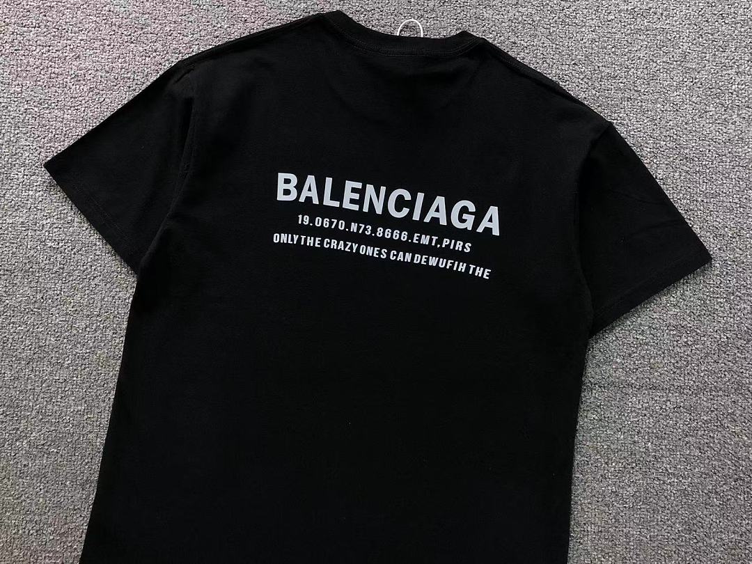 Balenciaga 115 B⭐L⭐⭐⭐IA⭐A T-SHIRT 22051326172 (Im 170Cm 60Kg I Wear Size L In The Phot) - Image 9