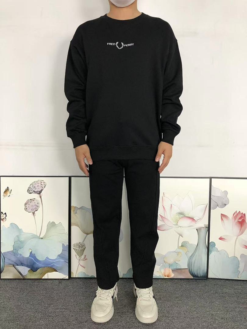 Unbranded 175 FRED PERRY HOODIE 2110253001 (Im 170Cm 60Kg I Wear Size L In The Phot) - Image 3