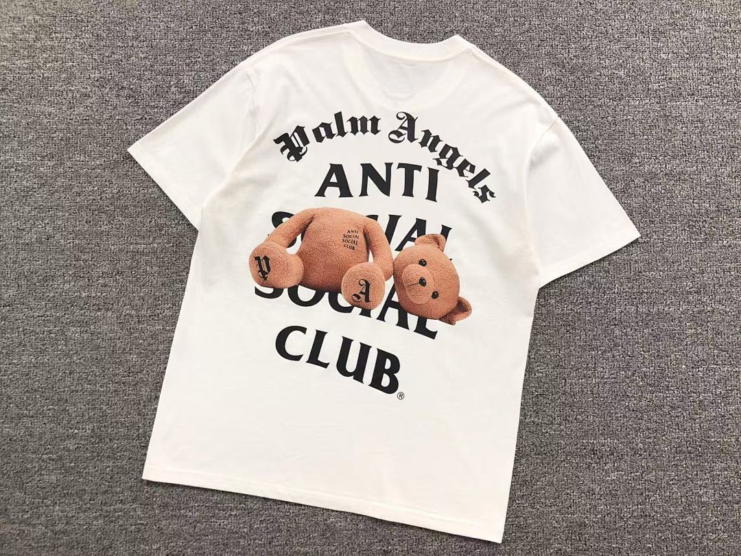 Christian Louboutin 85 ANTI SOCIAL CLUB PALM ANGELS T-SHIRT - Image 5