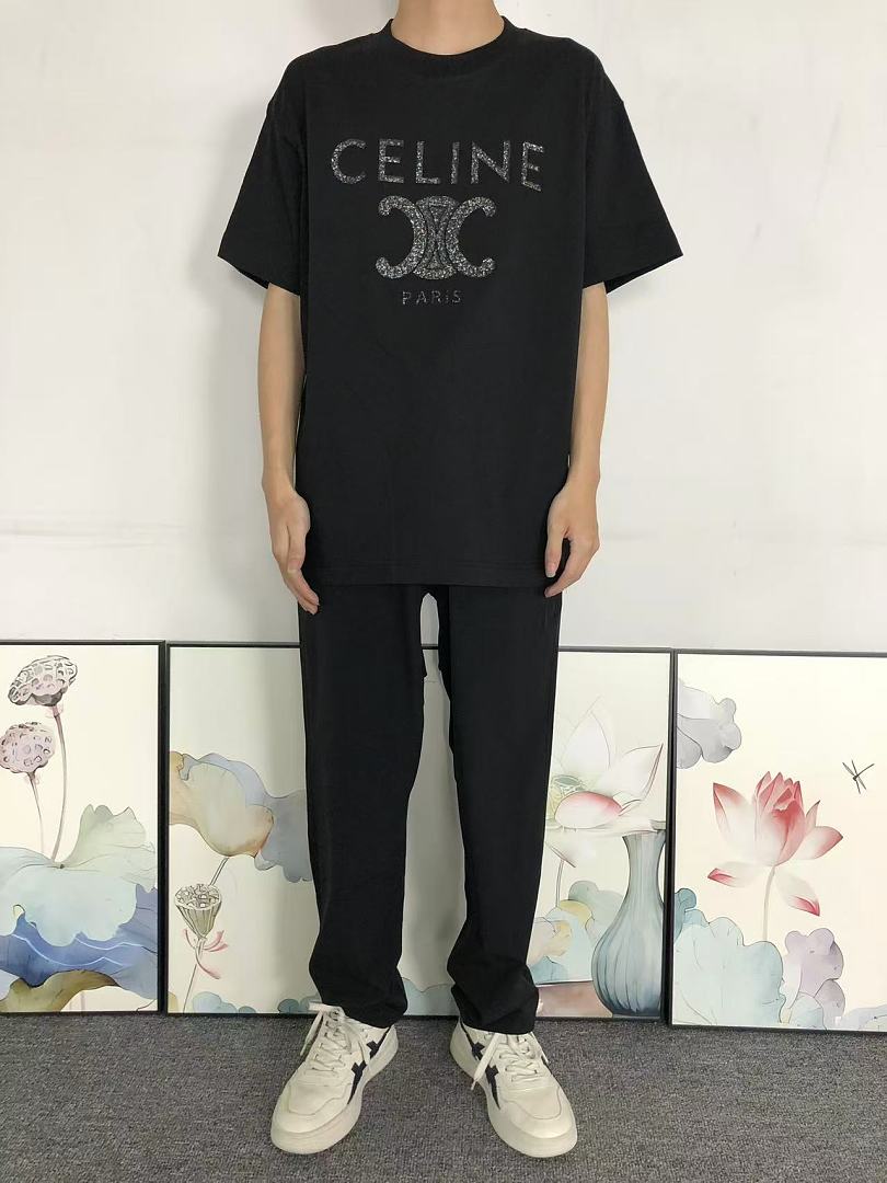 Celine 118 C⭐L⭐⭐E T-SHIRT 3205060621 (Im 170Cm 60Kg I Wear Size L In The Phot) - Image 3