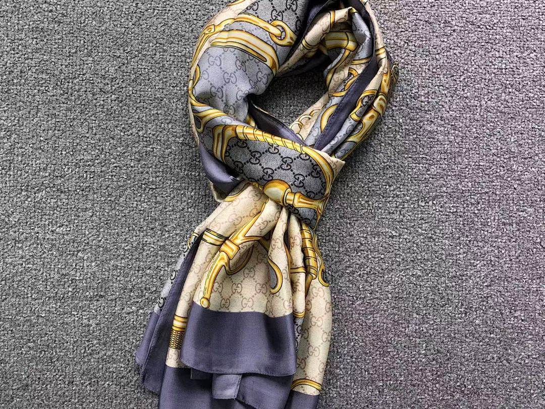 Gucci 68 G⭐C⭐I SCARF 2203170876 (Long 180CM* Wide 90CM*) - Image 5