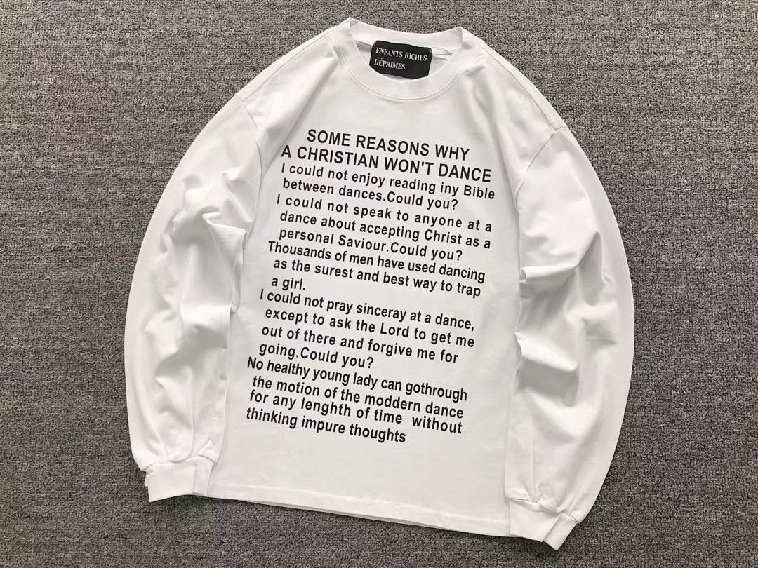 Chanel 98 ENFANTS RICHES DEPRIMES LONG SLEEVED 211141378 (Im 170Cm 57Kg I Wear Size S In The Phot) - Image 7