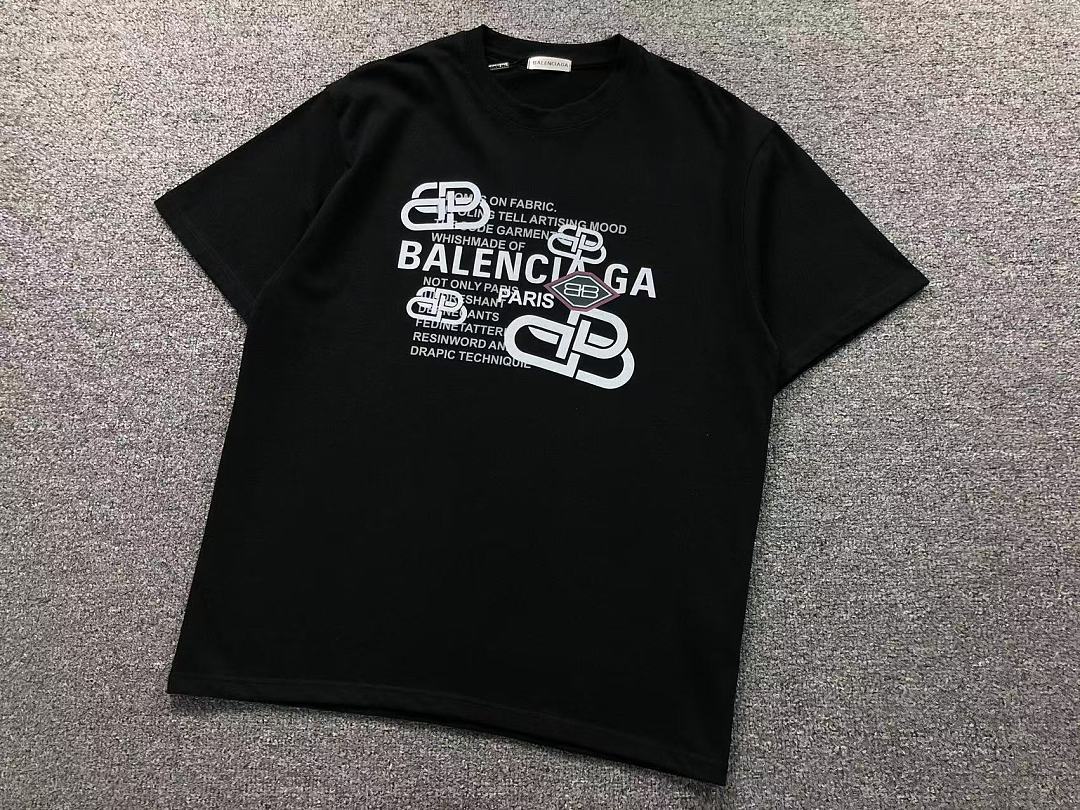 Balenciaga 108 B⭐L⭐⭐⭐IA⭐A T-SHIRT 1252215137 (Im 170Cm 60Kg I Wear Size L In The Phot) - Image 7