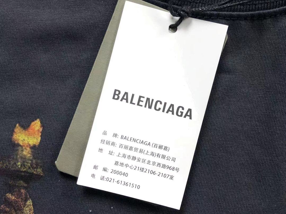 Balenciaga 128 B⭐L⭐⭐⭐IA⭐A T-SHIRT - Image 15