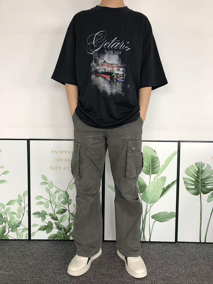 Balenciaga 125 B⭐L⭐⭐⭐IA⭐A T-SHIRT 503124721 (Im 170Cm 60Kg I Wear Size S In The Phot) - Image 3