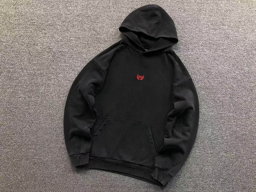 Balenciaga 258 B⭐L⭐⭐⭐IA⭐A HOODIE 31010043421 (Im 170Cm 60Kg I Wear Size M In The Phot) - Image 6