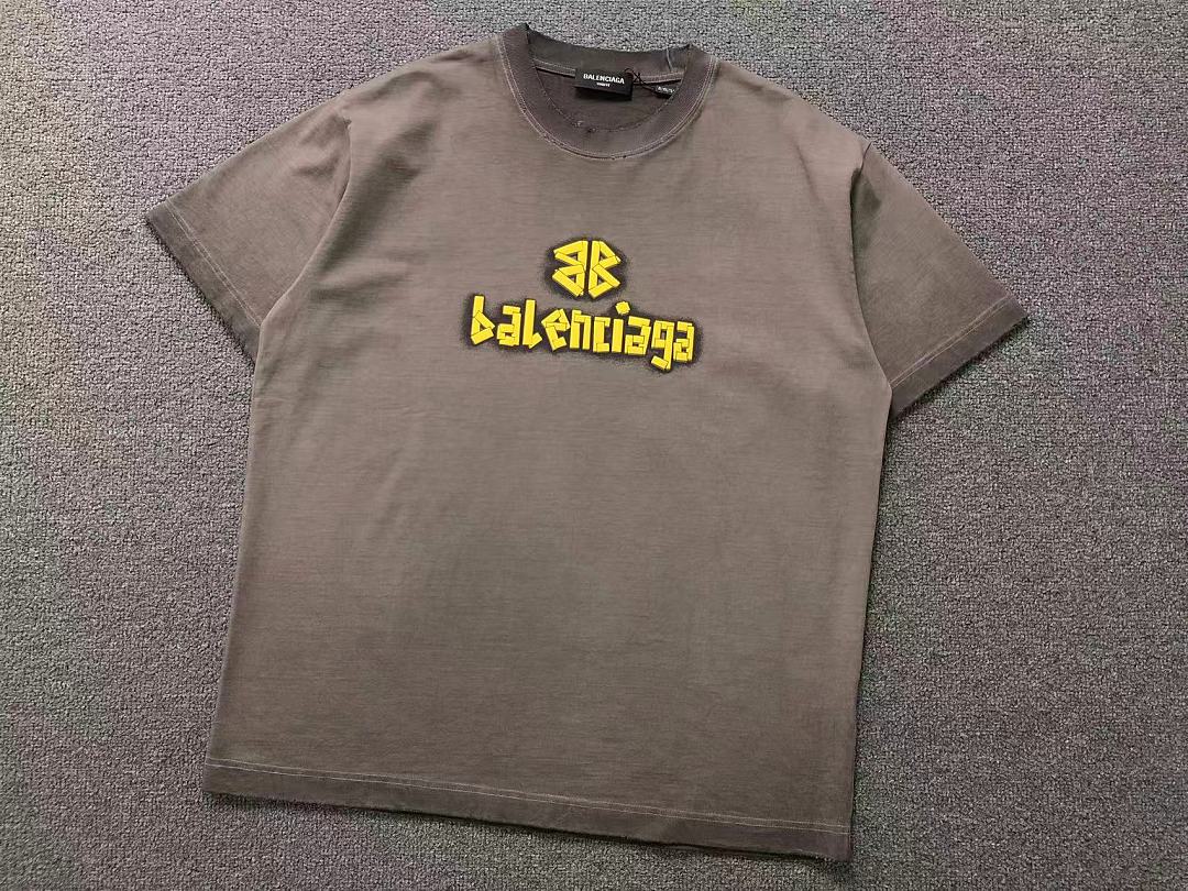 Balenciaga 129 B⭐L⭐⭐⭐IA⭐A T-SHIRT 42061609133 (Im 170Cm 60Kg I Wear Size 2XL In The Phot) - Image 7
