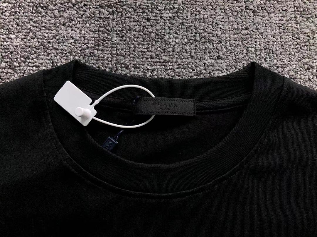 Prada 108 P⭐A⭐A T-SHIRT 213030821 (Im 170Cm 55Kg I Wear Size S In The Phot) - Image 15