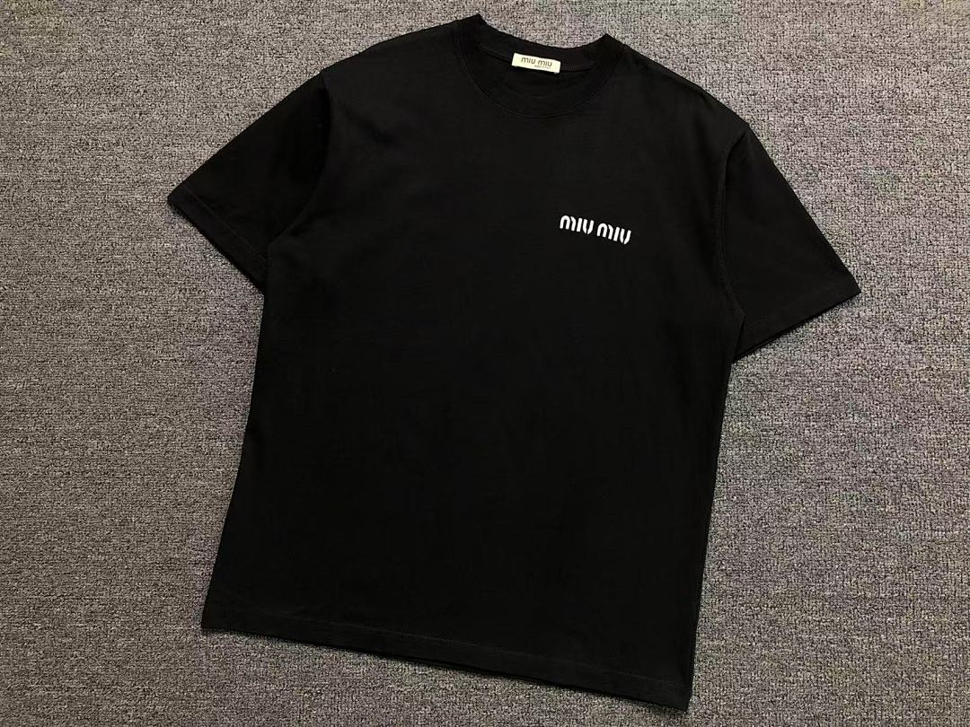 Miu Miu 108 M⭐U T-SHIRT 41072409133 (Im 170Cm 60Kg I Wear Size L In The Phot) - Image 12