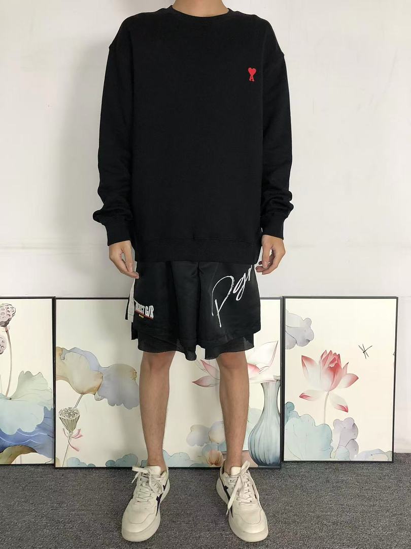 AMI 175 AMI HOODIE 22082708001 (Im 170Cm 60Kg I Wear Size M In The Phot) - Image 5