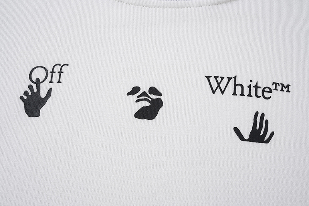 Off-White 119 OFF-WHITE (WHITE HOODIE) - Image 6