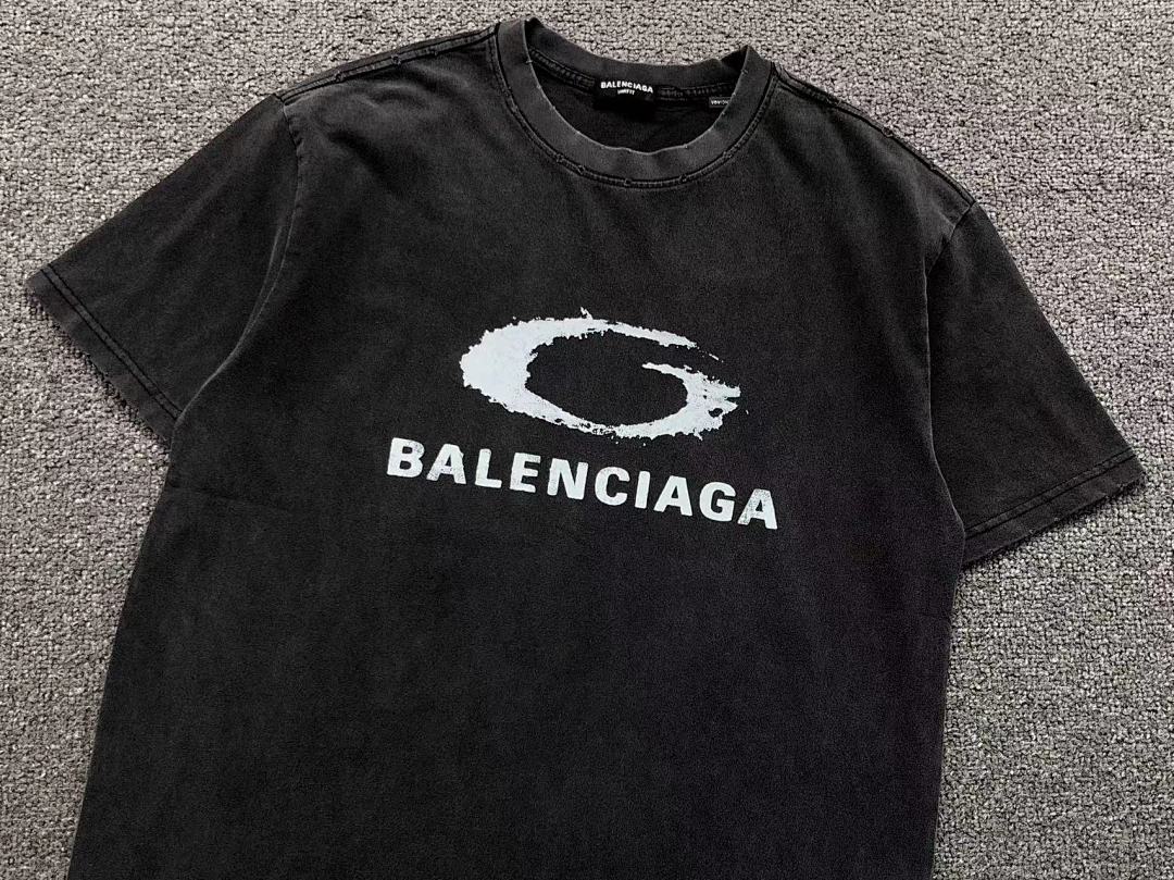 Balenciaga 98 B⭐L⭐⭐⭐IA⭐A T-SHIRT 5230505136 (Im 170Cm 60Kg I Wear Size XS In The Phot) - Image 7