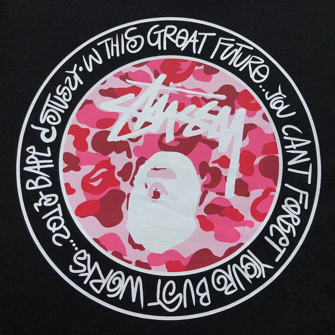Bape 78 BAPE STUSSY T-SHIRT 411181942 (Im 170Cm 57Kg I Wear Size S In The Phot) - Image 25