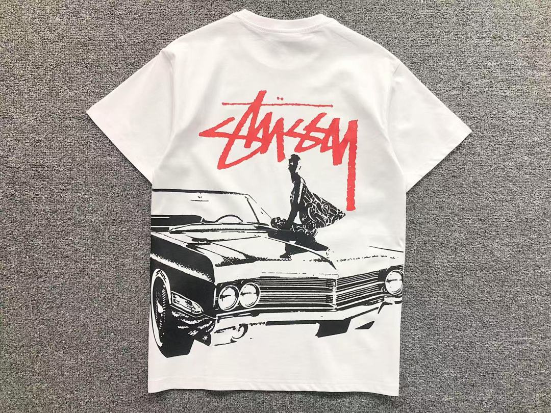 Stussy 115 STUSSY T-SHIRT 4107010477 (Im 170Cm 60Kg I Wear Size M In The Phot) - Image 7
