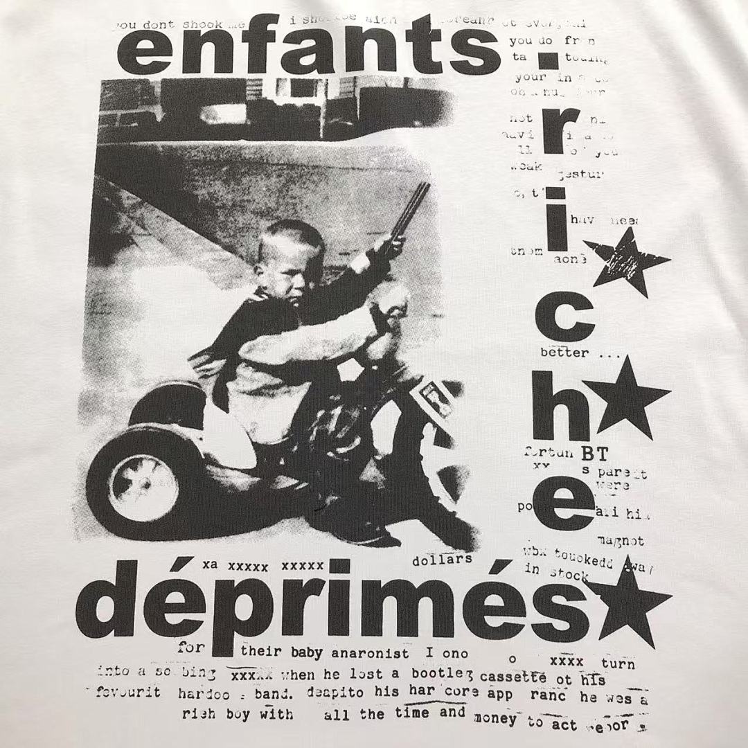 Chanel 88 ENFANTS RICHES DEPRIMES T-SHIRT 5232106162 (Im 170Cm 60Kg I Wear Size M In The Phot) - Image 8