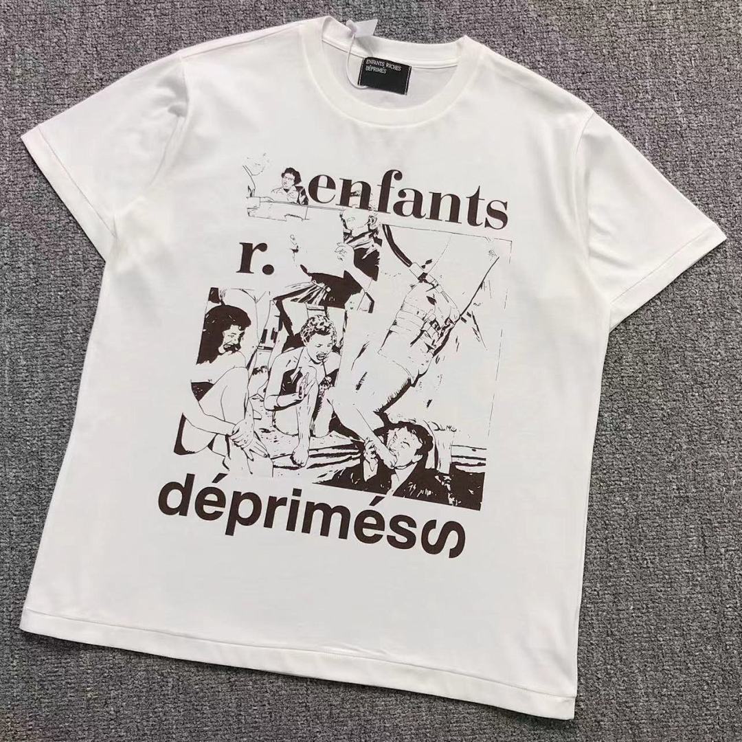 Chanel 98 ENFANTS RICHES DEPRIMES T-SHIRT 211152217 (Im 170Cm 57Kg I Wear Size S In The Phot)