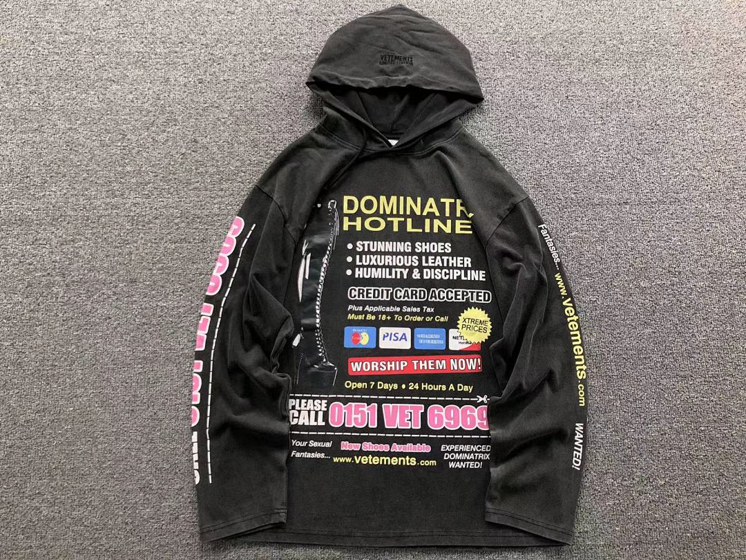 Vetements 225 VETEMENTS LONG SLEEVED 3112180617 (Im 170Cm 60Kg I Wear Size S In The Phot) - Image 5