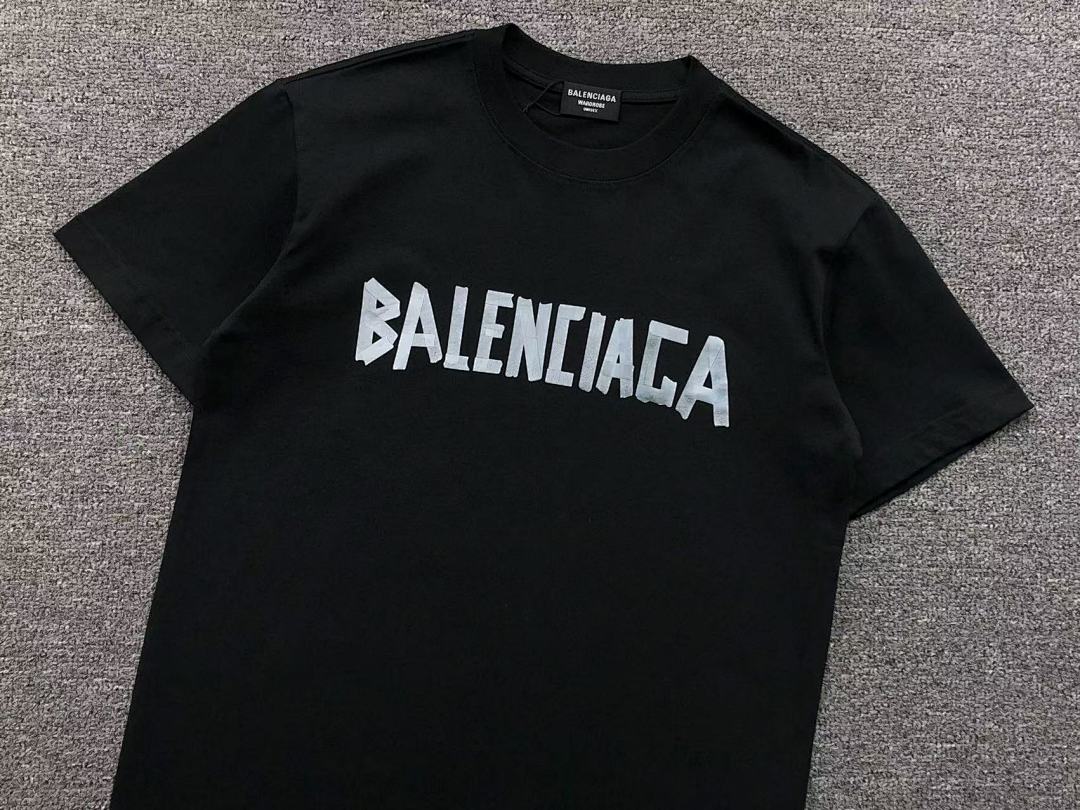 Balenciaga 115 B⭐L⭐⭐⭐IA⭐A T-SHIRT 412203121 (Im 170Cm 57Kg I Wear Size M In The Phot) - Image 9
