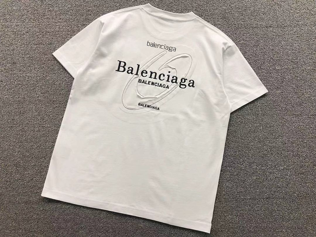 Balenciaga 135 B⭐L⭐⭐⭐IA⭐A T-SHIRT 3203272417 (Im 170Cm 60Kg I Wear Size M In The Phot) - Image 8