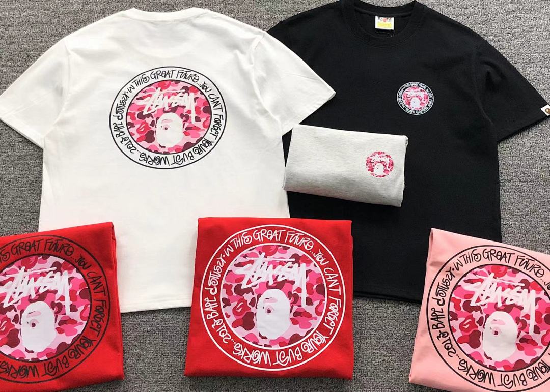 Bape 78 BAPE STUSSY T-SHIRT 411181942 (Im 170Cm 57Kg I Wear Size S In The Phot) - Image 6
