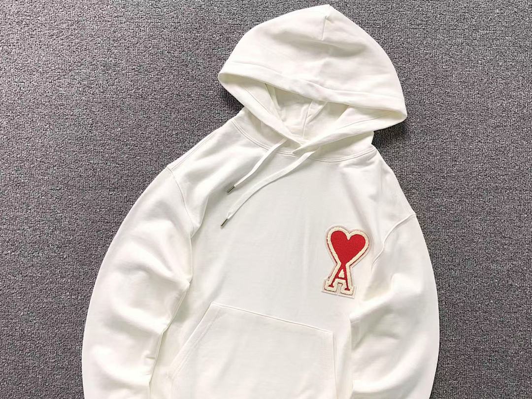 AMI 125 AMI HOODIE 57280488 (Im 170Cm 60Kg I Wear Size M In The Phot) - Image 8