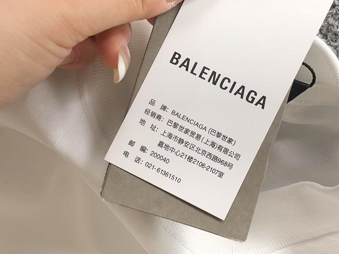 Balenciaga 128 B⭐L⭐⭐⭐IA⭐A T-SHIRT 41060602477 (Im 170Cm 60Kg I Wear Size XS In The Phot) - Image 23