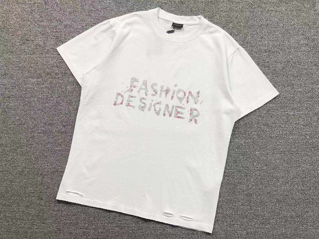 Balenciaga 115 B⭐L⭐⭐⭐IA⭐A T-SHIRT 5212208136 (Im 170Cm 60Kg I Wear Size XS In The Phot) - Image 6