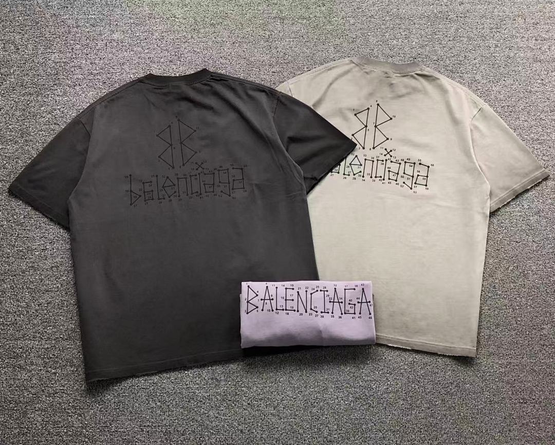 Balenciaga 118 B⭐L⭐⭐⭐IA⭐A T-SHIRT 3203070403 (Im 170Cm 60Kg I Wear Size M In The Phot) - Image 5