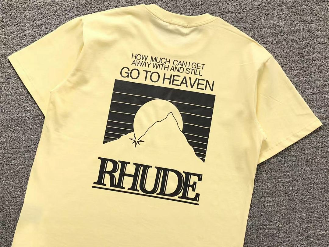 Rhude 98 RHUDE T-SHIRT 3204071817 (Im 170Cm 60Kg I Wear Size S In The Phot) - Image 11