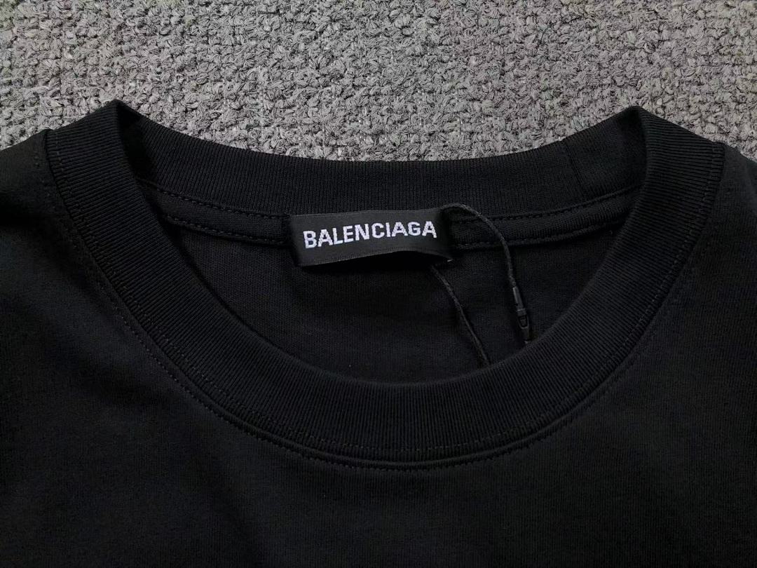 Balenciaga 118 B⭐L⭐⭐⭐IA⭐A T-SHIRT 11122010137 (Im 170Cm 60Kg I Wear Size M In The Phot) - Image 19