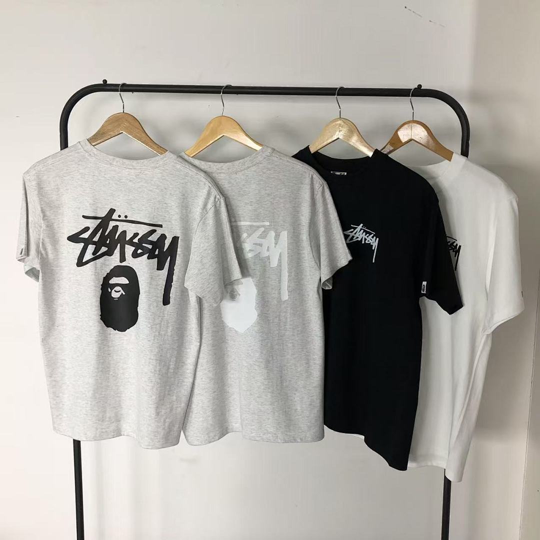 Bape 85 BAPE STUSSY T-SHIRT 4105172198 (Im 170Cm 60Kg I Wear Size S In The Phot) - Image 34