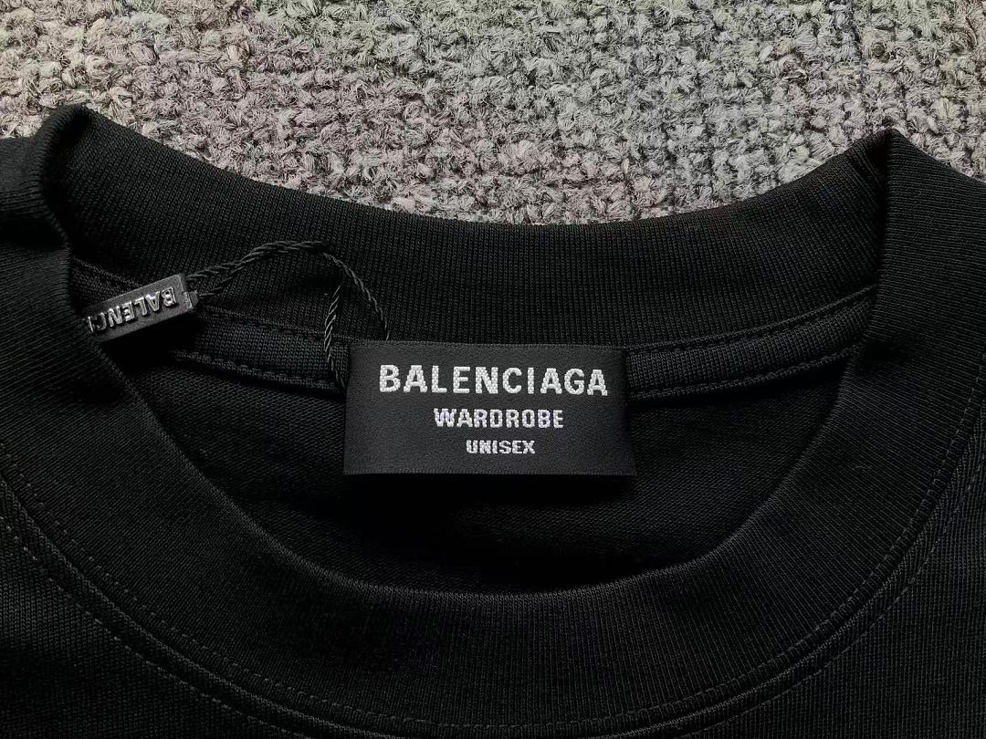 Balenciaga 125 B⭐L⭐⭐⭐IA⭐A T-SHIRT 52070704147 (Im 170Cm 60Kg I Wear Size M In The Phot) - Image 25