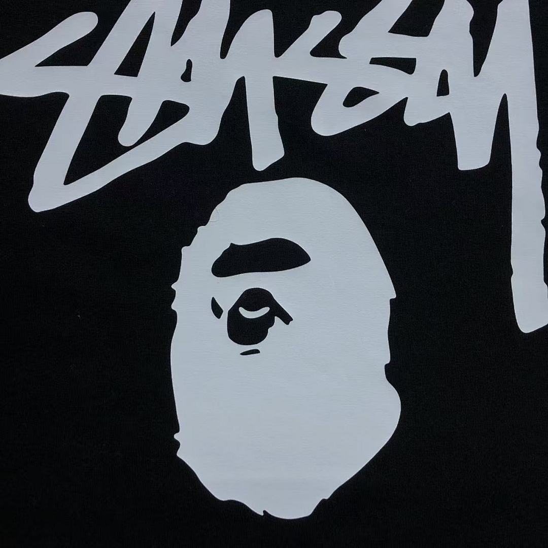 Bape 85 BAPE STUSSY T-SHIRT 4105172198 (Im 170Cm 60Kg I Wear Size S In The Phot) - Image 12