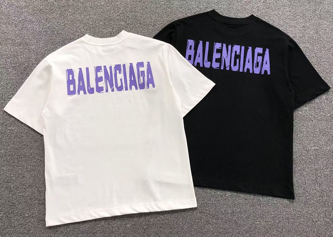 Balenciaga 95 B⭐L⭐⭐⭐IA⭐A T-SHIRT 502170581 (Im 170Cm 57Kg I Wear Size 1 In The Phot) - Image 5