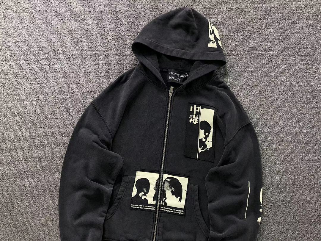 Chanel 178 ENFANTS RICHES DEPRIMES HOODIE 511602162 (Im 170Cm 60Kg I Wear Size S In The Phot) - Image 12