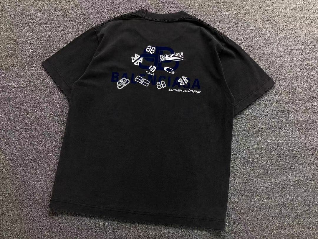 Balenciaga 128 B⭐L⭐⭐⭐IA⭐A T-SHIRT 5252505147 (Im 170Cm 60Kg I Wear Size L In The Phot) - Image 10